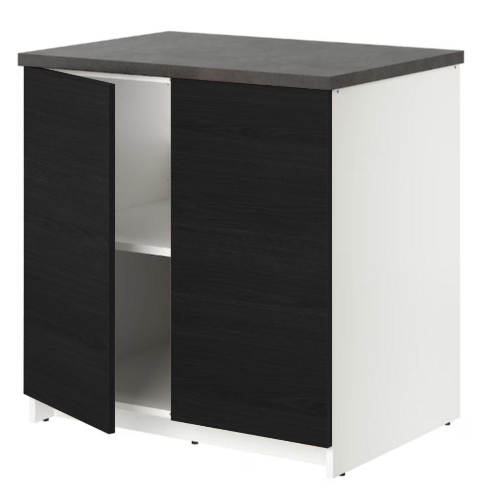 Kitchen Base Cabinet with Two Doors 80x60x90cm.