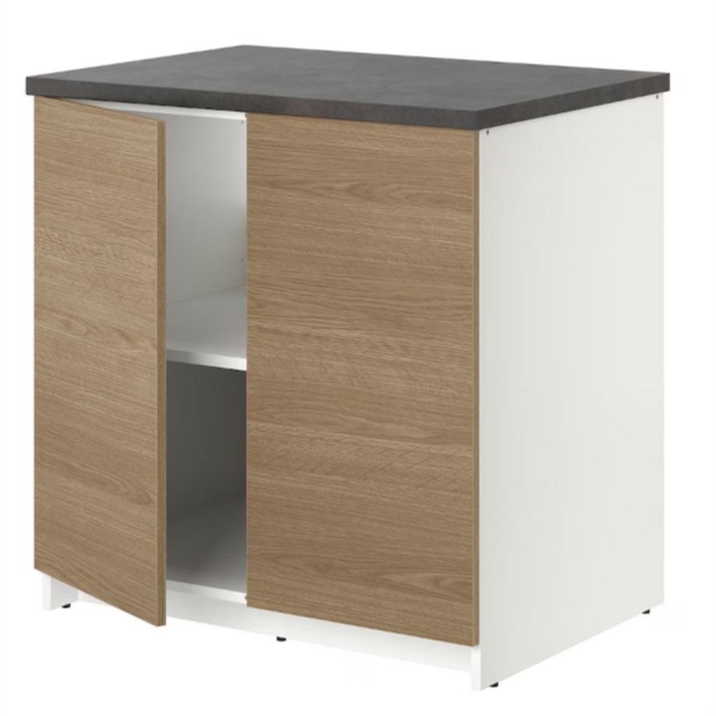Kitchen Base Cabinet with Two Doors 80x60x90cm.