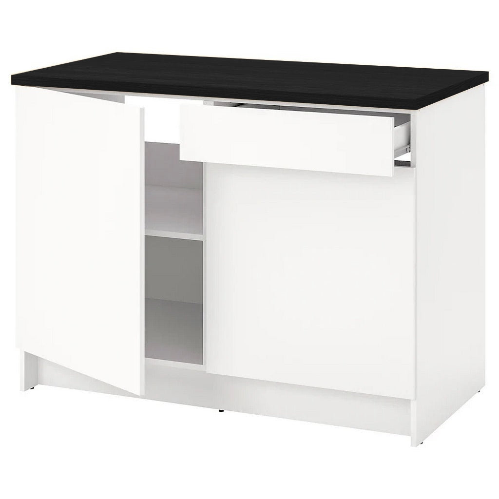 Kitchen Base Cabinet with Two Doors & Drawer, 120x60x90cm.