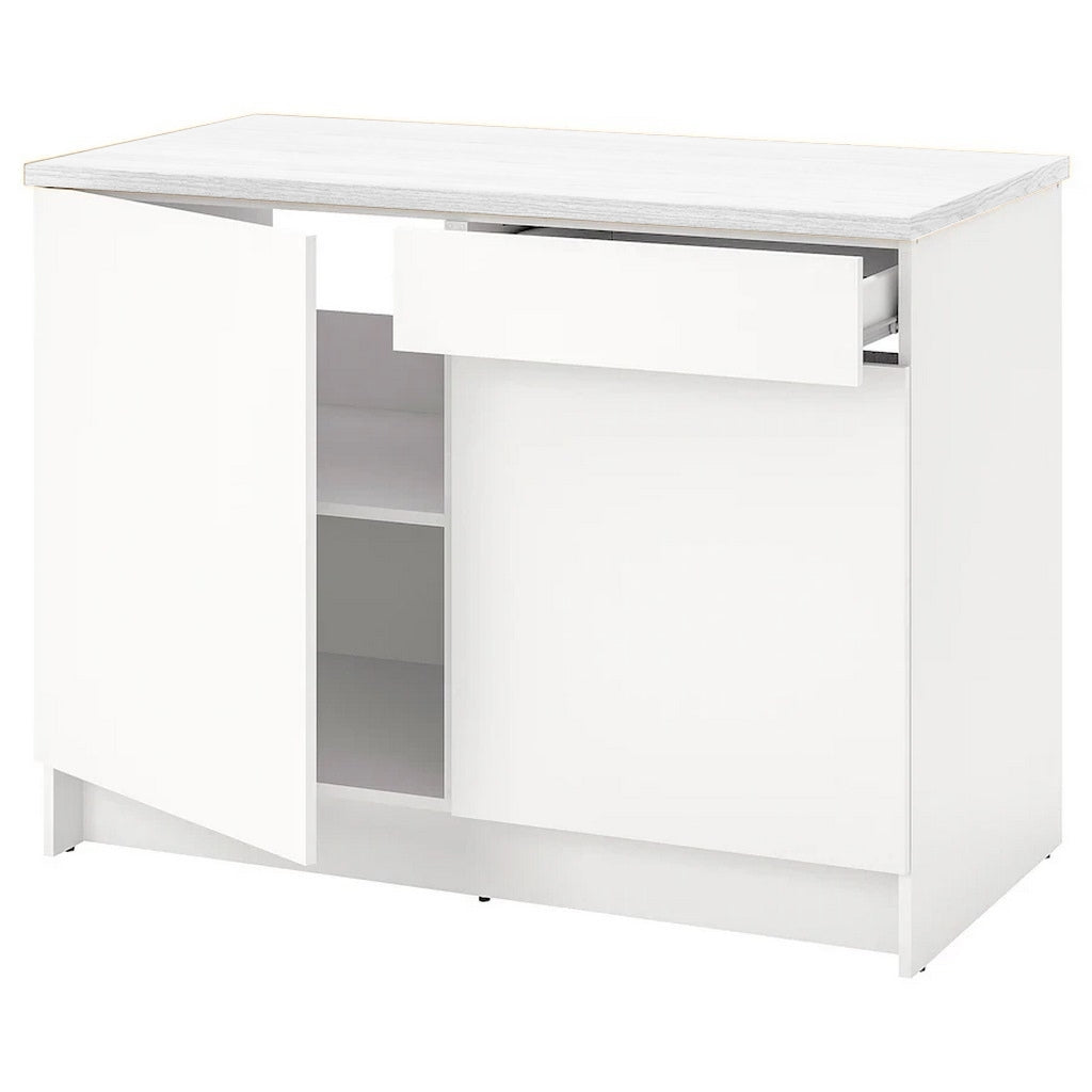 Kitchen Base Cabinet with Two Doors & Drawer, 120x60x90cm.